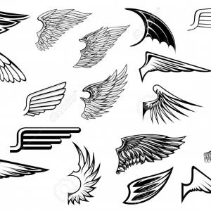 Vintage Cross Wings Tattoo Elements Wing Vector Illustration 300x300 Vintage Cross Wings Tattoo Elements Wing Vector Illustration