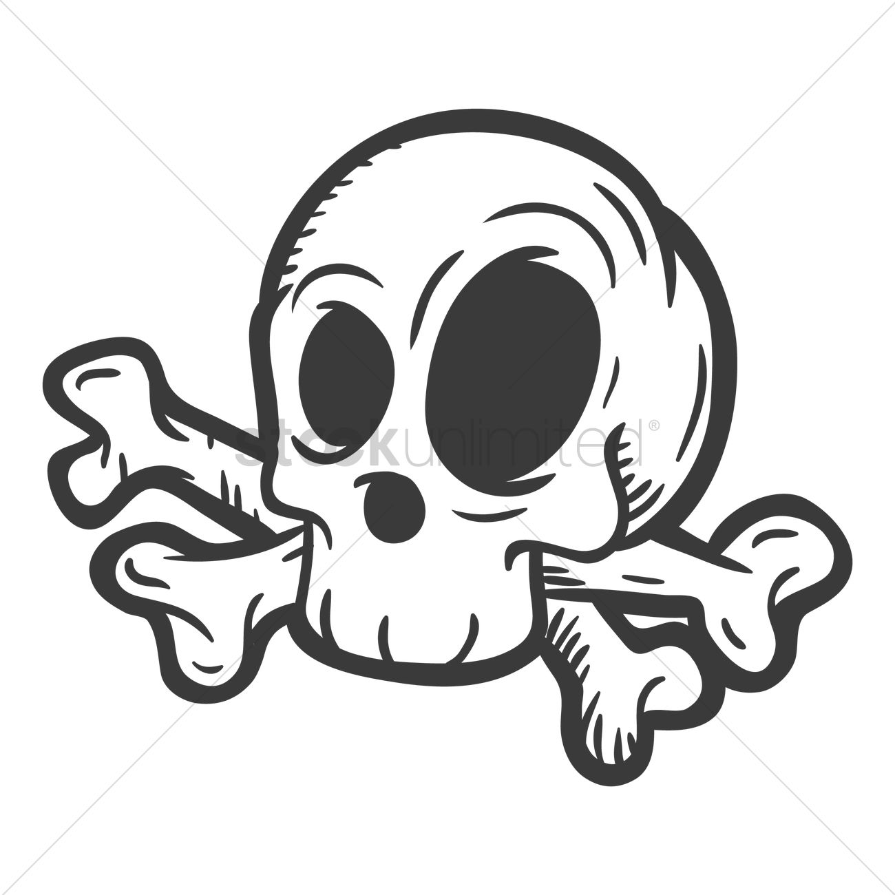 1300x1300 Skull And Crossbones Vector Image