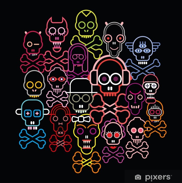 697x700 Skulls And Crossbones