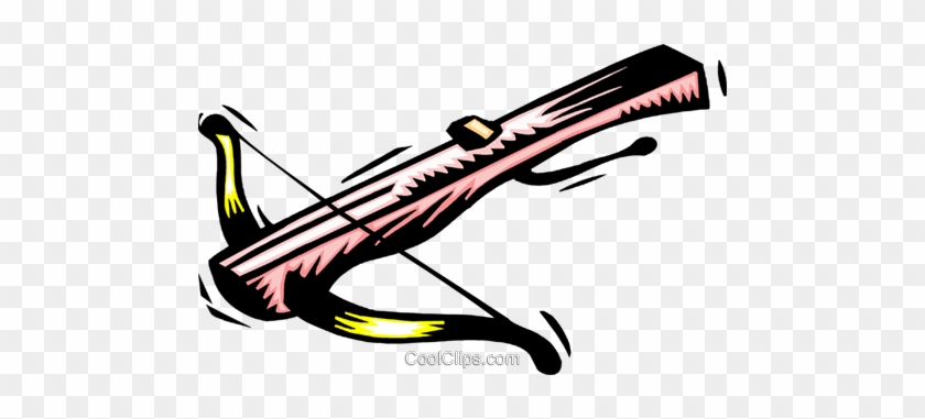 840x381 Crossbow Royalty Free Vector Clip Art Illustration