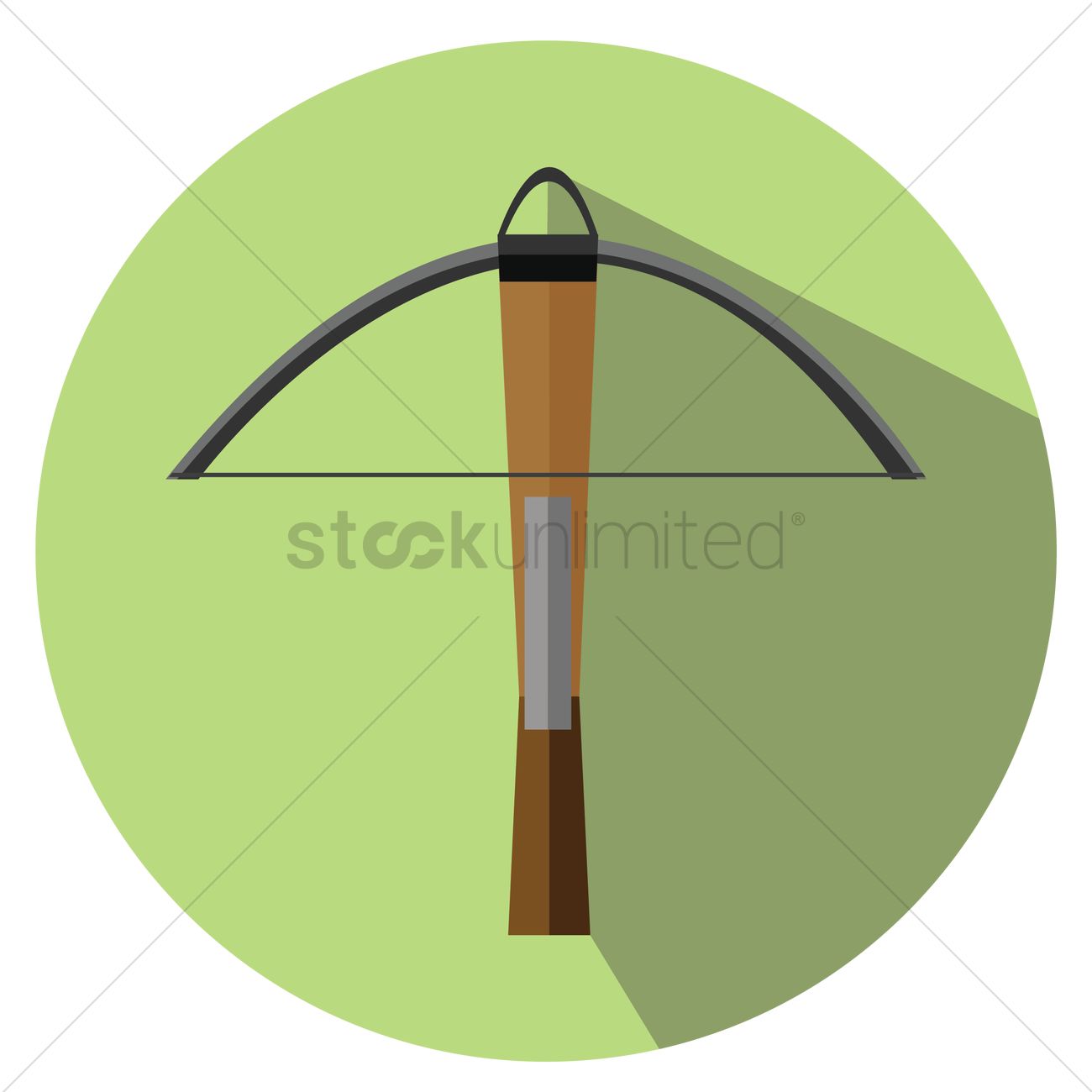 1300x1300 Crossbow Vector Image