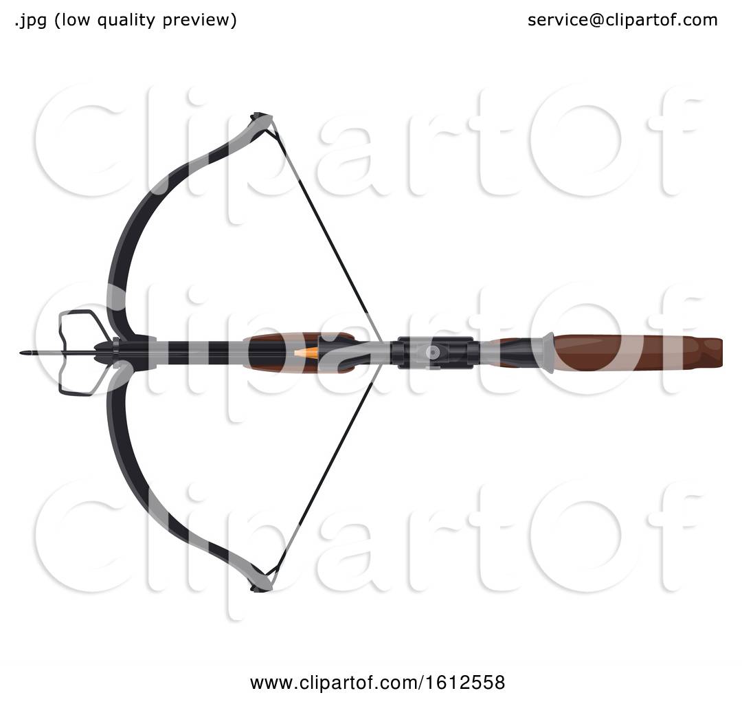 1080x1024 Clipart Of A Hunting Crossbow