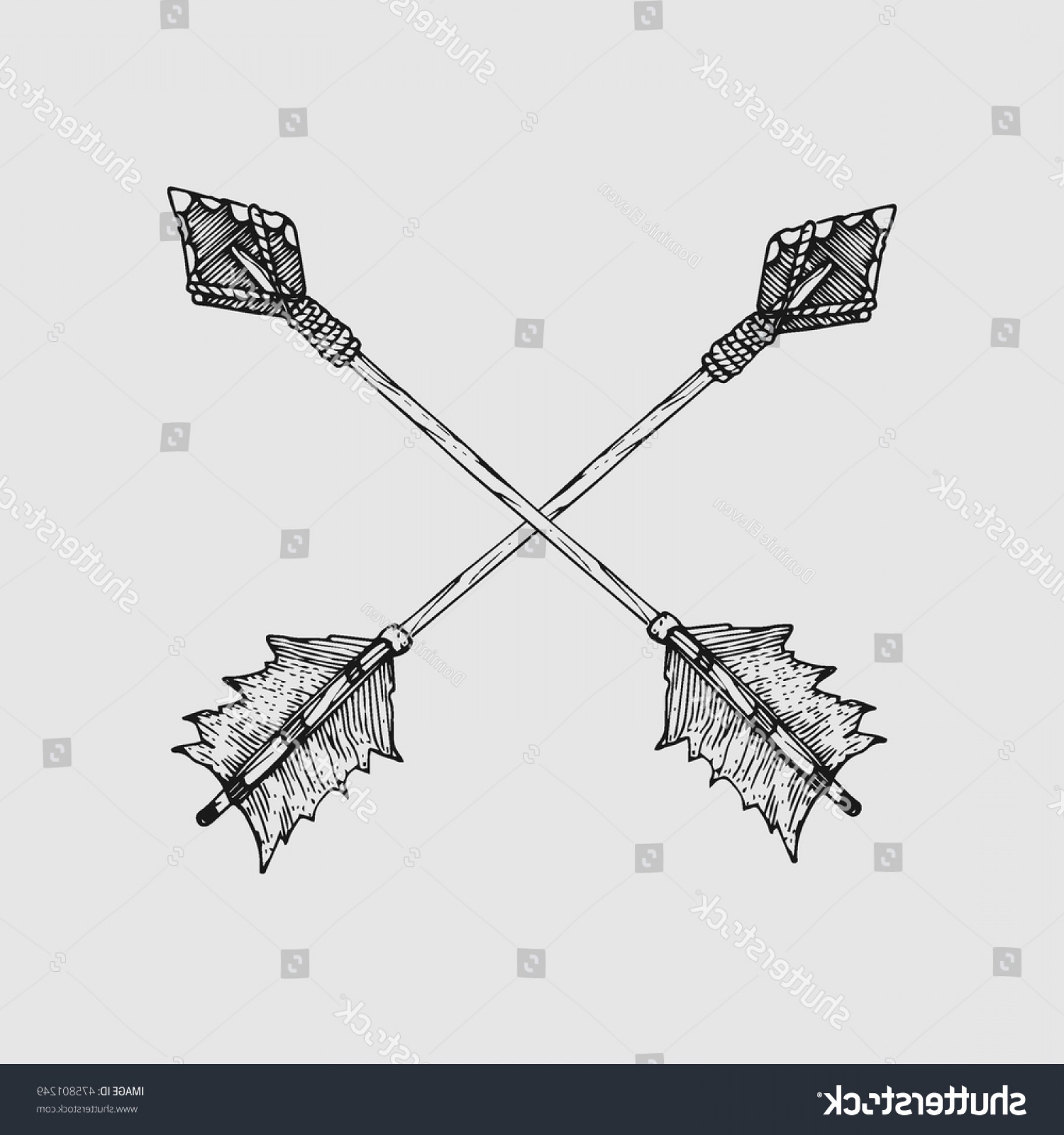 Crossed Arrows Vector at Vectorified.com | Collection of Crossed Arrows ...