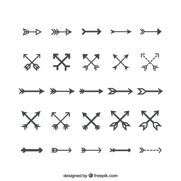 Crossed Arrows Vector Premium Download 626x626 Crossed Arrows Vector Premium Download
