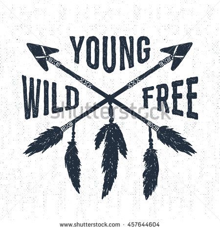 Hand Drawn Tribal Label With Crossed Arrows Vector Illustration 450x470 Hand Drawn Tribal Label With Crossed Arrows Vector Illustration