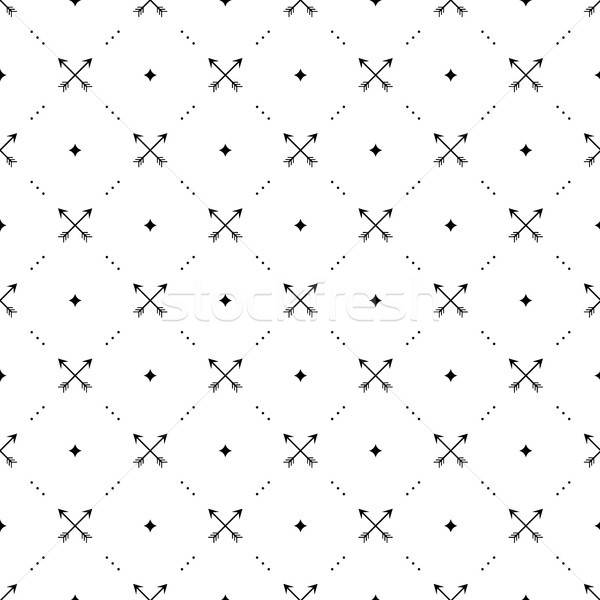 Seamless Vector Black Pattern With Crossed Arrows Vector 600x600 Seamless Vector Black Pattern With Crossed Arrows Vector