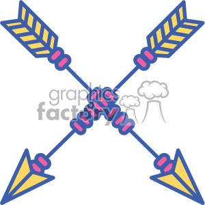 Colored Crossed Arrow Vector Design Clipart Royalty Free Gif 300x300 Colored Crossed Arrow Vector Design Clipart Royalty Free Gif