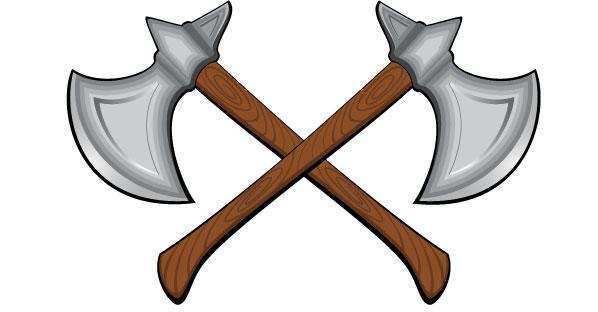 Crossed Axes Vector At Collection Of Crossed Axes