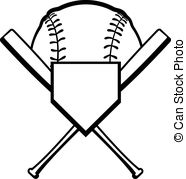 Crossed Baseball Bats Clipart Black And White 186x179 Crossed Baseball Bats Clipart Black And White