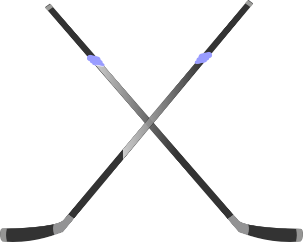 600x479 Double Hockey Stick Clip Art