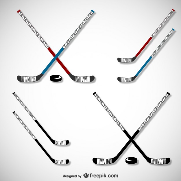 626x626 Hockey Sticks And Pucks Free Vector Free Vectors Ui Download