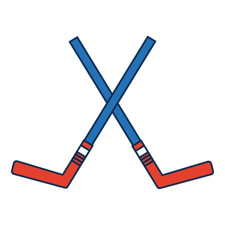 Crossed Hockey Sticks Vector At Vectorified.com 