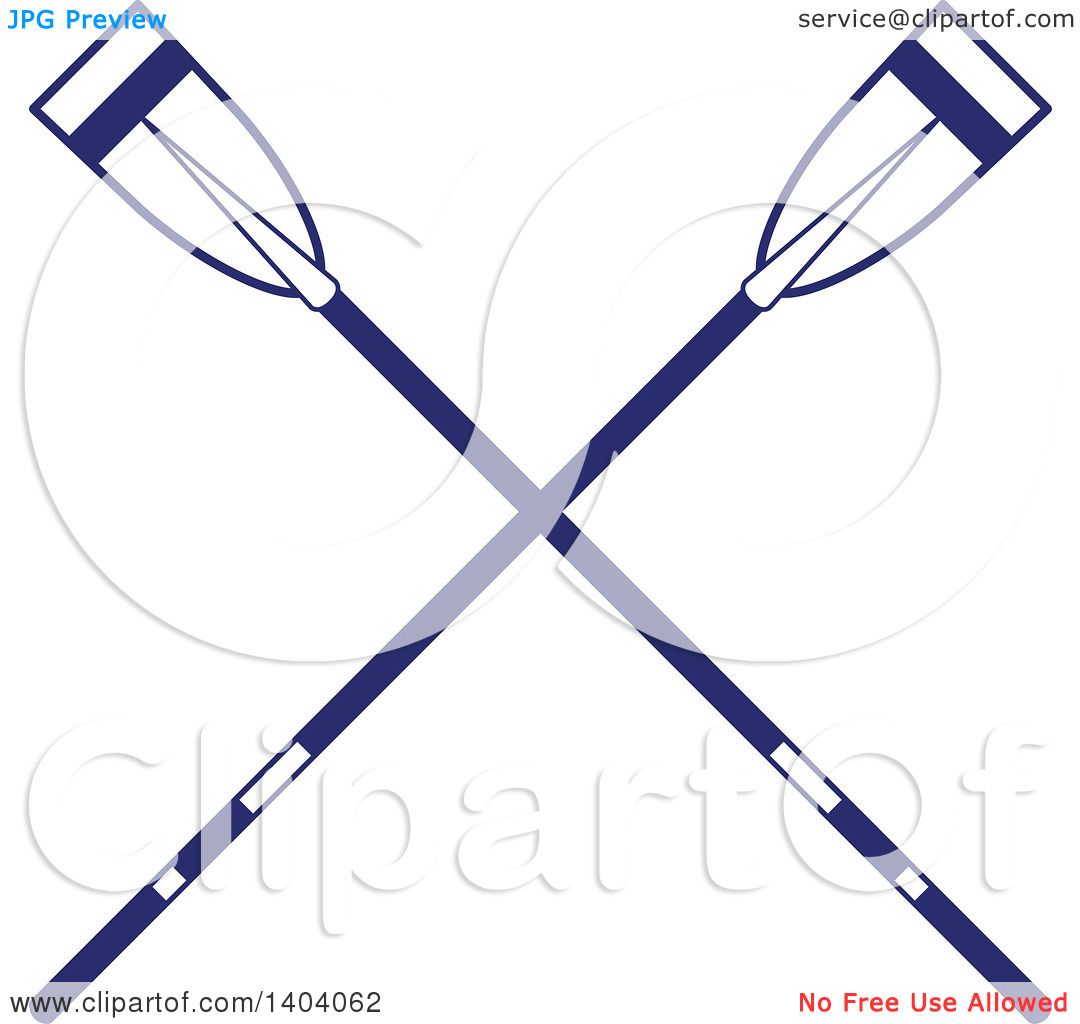 1080x1024 Clipart Of Blue And White Nautical Crossed Oars
