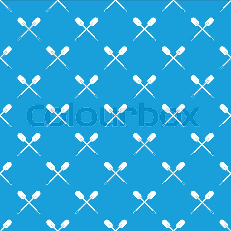 800x800 Two Wooden Crossed Oars Pattern Repeat Stock Vector Colourbox
