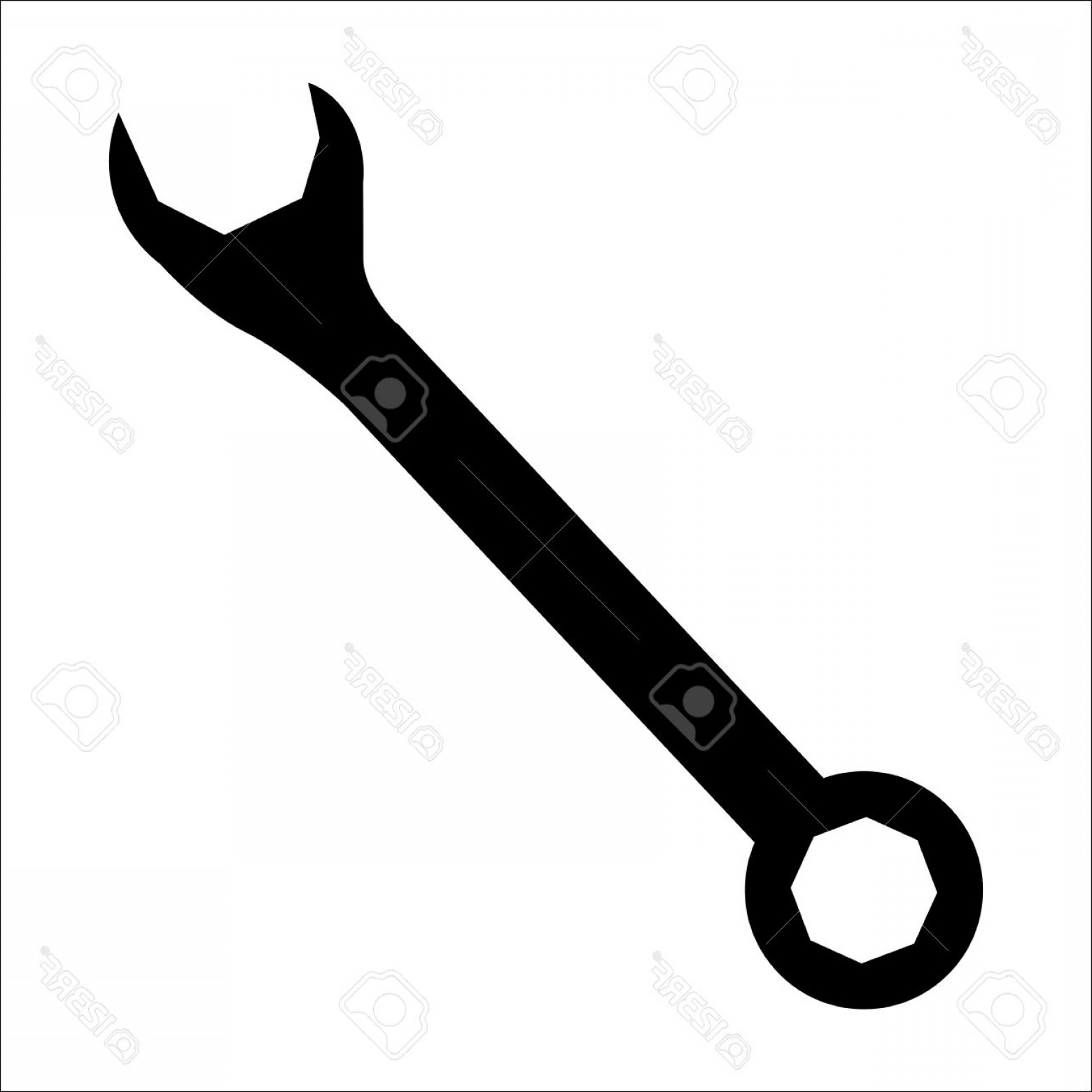 Crossed Wrenches Vector at Vectorified.com | Collection of Crossed ...