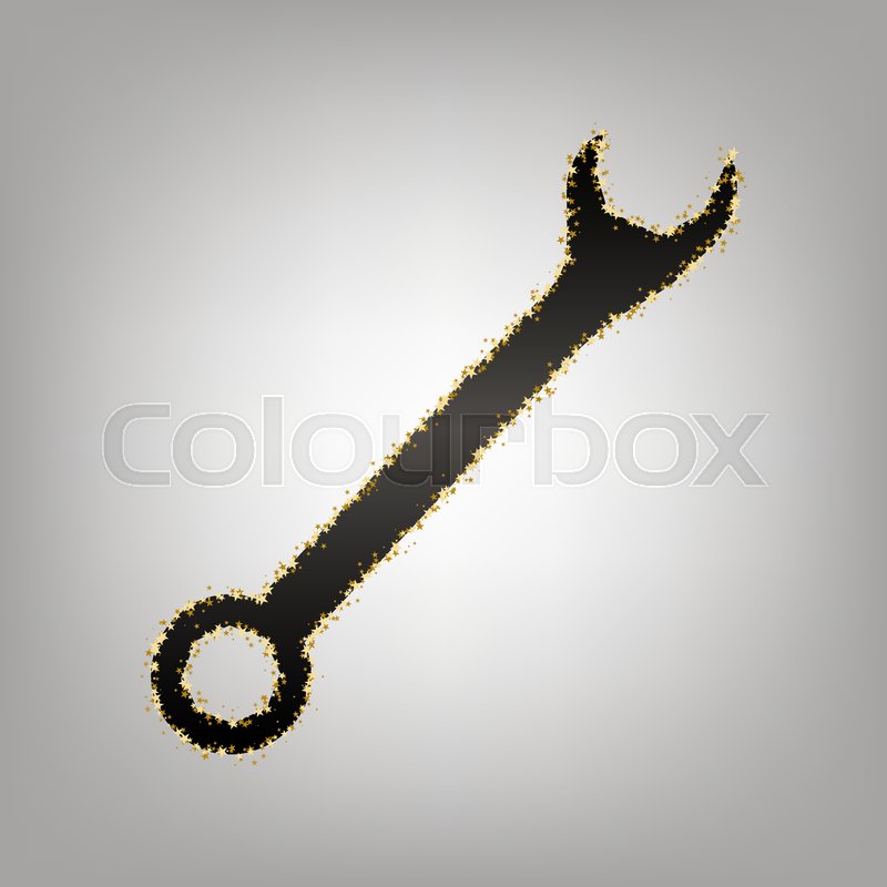 800x800 Crossed Wrenches Sign Vector Stock Vector Colourbox