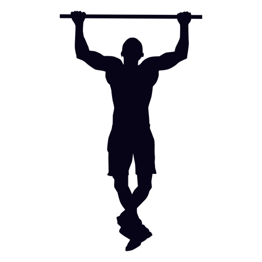 512x512 Pull Up Crossfit Silhouette
