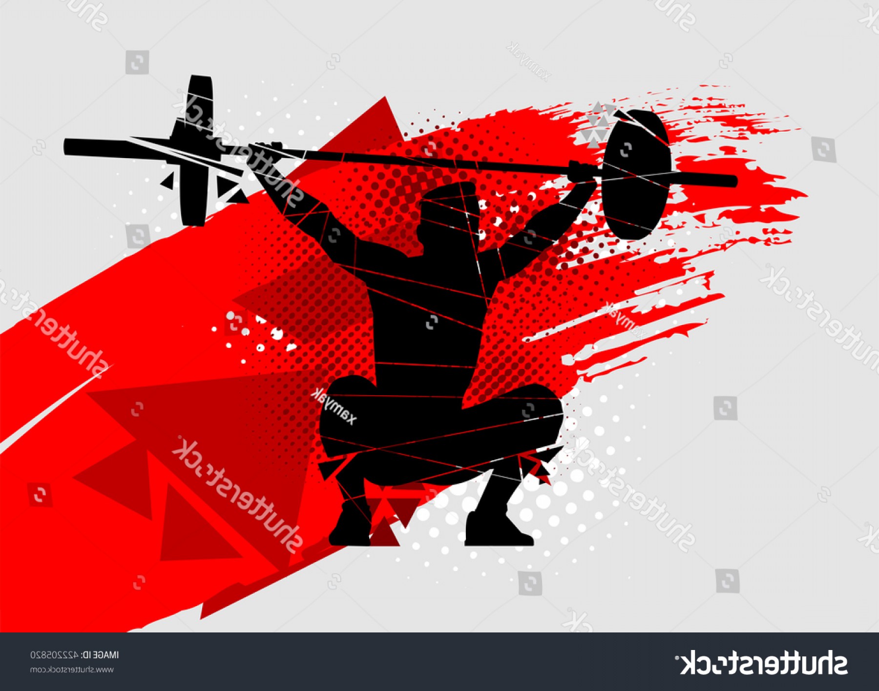 1800x1416 Crossfit Vector Silhouette Weightlifter Barbell Geekchicpro