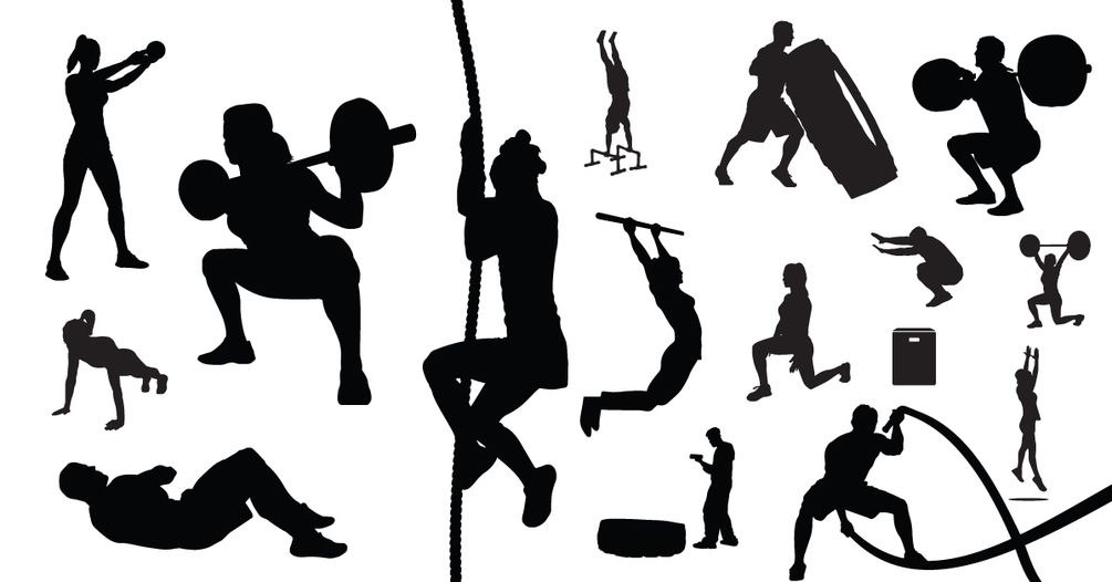 1005x526 Huge Collection Of 'crossfit Silhouette' Download More Than
