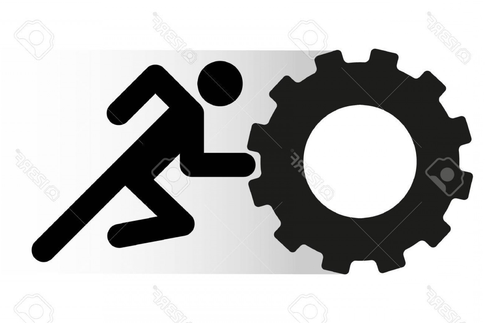 1560x1039 Photostock Vector People Pushes Tire Wheel On Training Simple