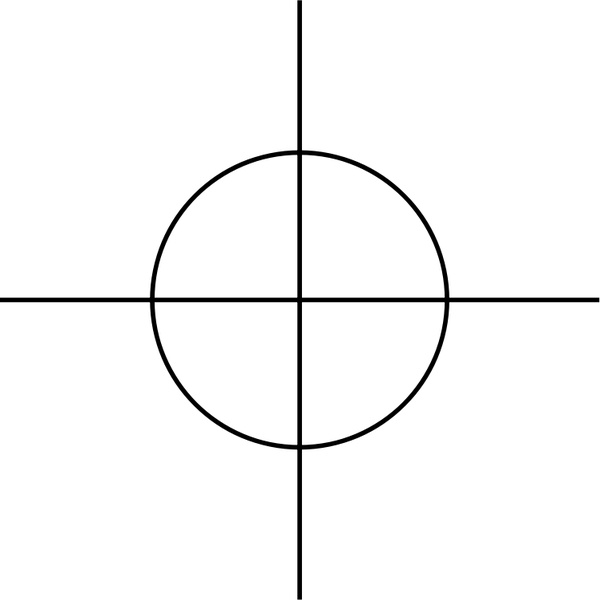 600x600 Crosshair Free Vector In Open Office Drawing