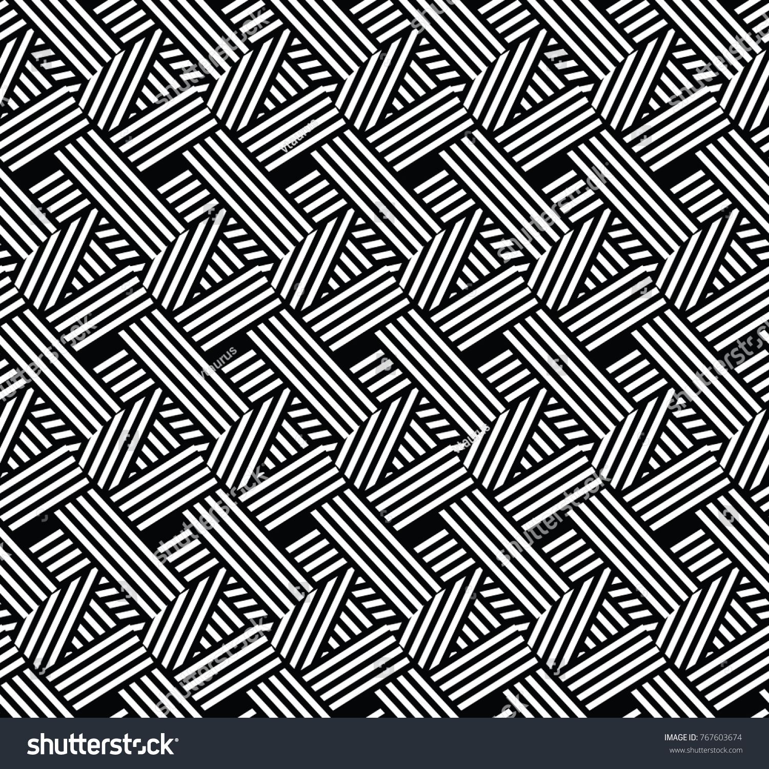 Seamless Strips Pattern, Black And White Vector Background 1500x1500 Seamless Strips Pattern, Black And White Vector Background