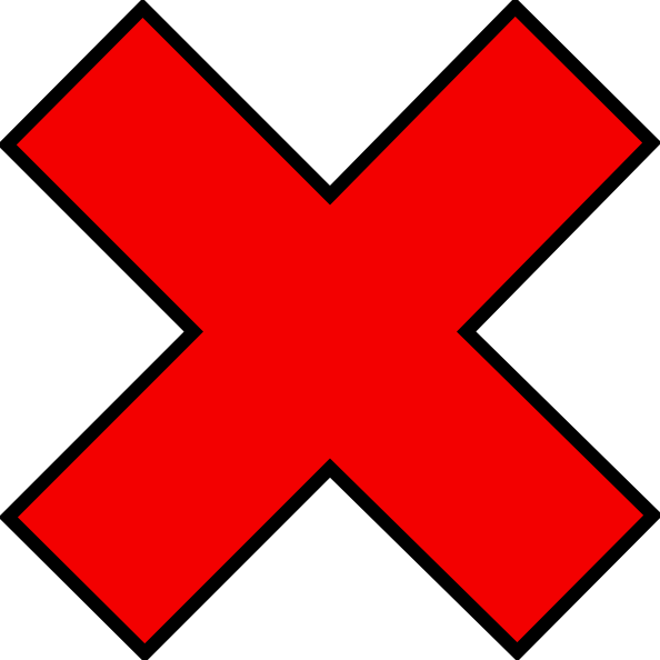 594x594 Cross Out Clip Art