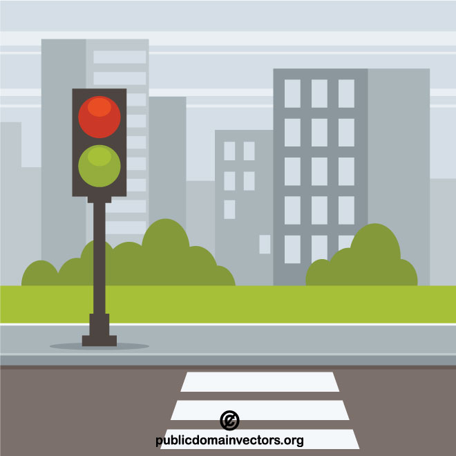 660x660 Crosswalk Vector Clip Art