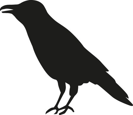 450x389 Crow Silhouette Royalty Free Vector Graphics