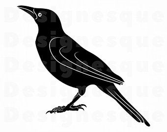Crow Vector Etsy 340x270 Crow Vector Etsy