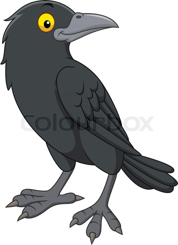Vector Illustration Of Cartoon Crow Stock Vector Colourbox 582x800 Vector Illustration Of Cartoon Crow Stock Vector Colourbox