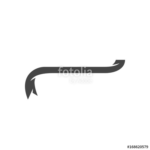 500x500 Crowbar Icon Vector Logo On White Background Stock Image