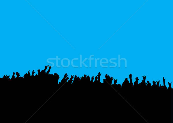 600x426 Concert Crows Hands Vector Illustration Michael Travers