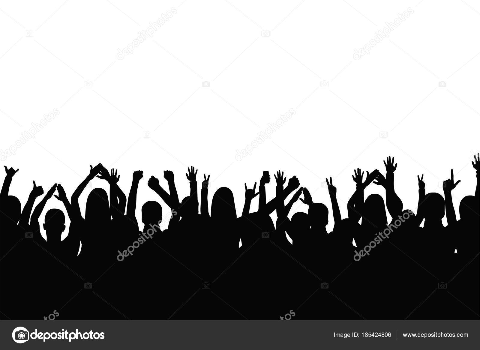 1600x1167 Huge Collection Of 'raised Hands Silhouette' Download More Than