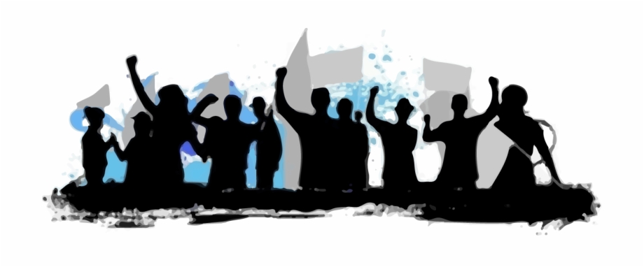 920x382 Crowd Of People Silhouette Png