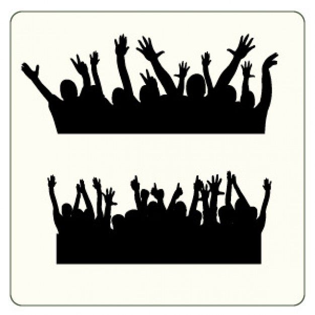 626x626 People Silhouettes Cameosilhouette People Crowd, Silhouette