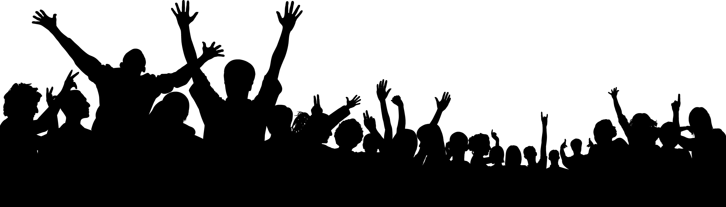 2393x683 Crowd Clipart Free Download On Ijcnlp Cliparts