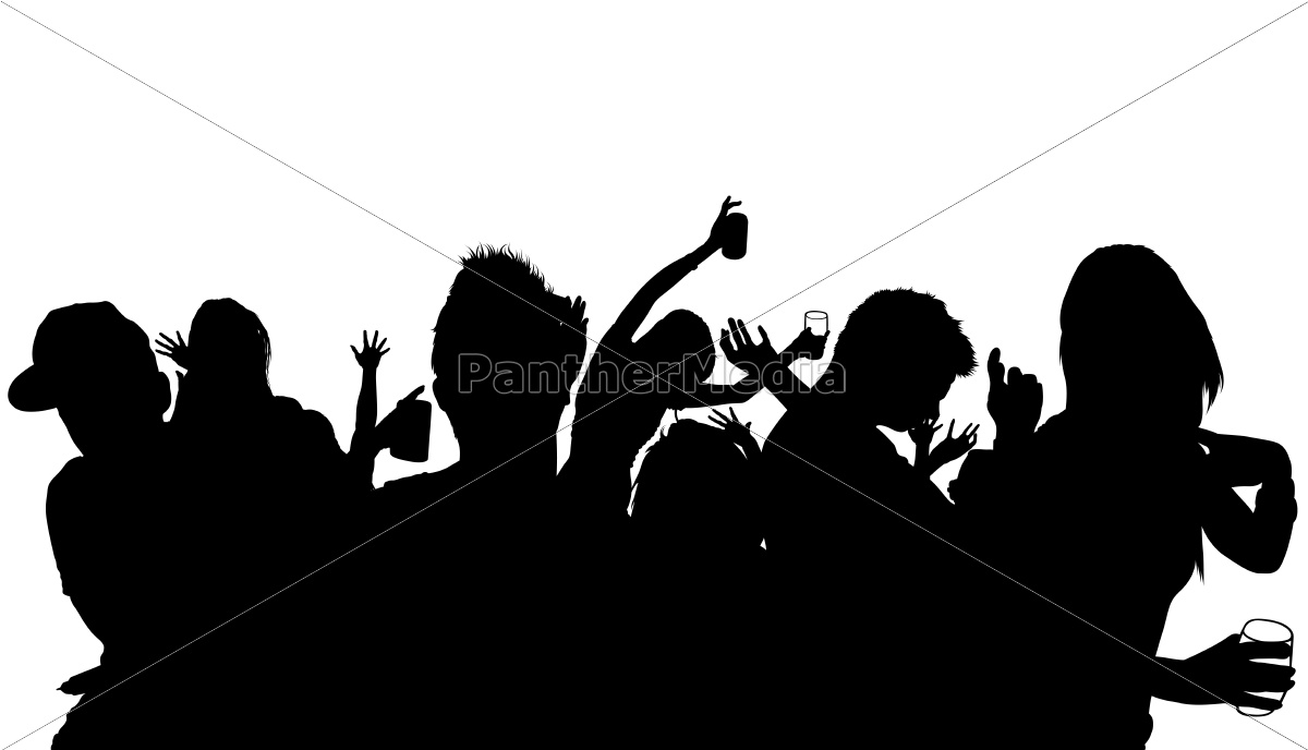 1200x688 Dancing Crowd Silhouette