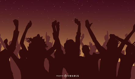 442x260 Crowd Vector Graphics To Download