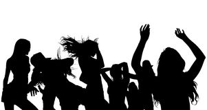 301x160 Dancing Crowd Silhouette