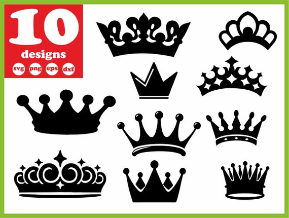 570x430 Crown Crown Vector Crown Decal Crown For Cricut Etsy