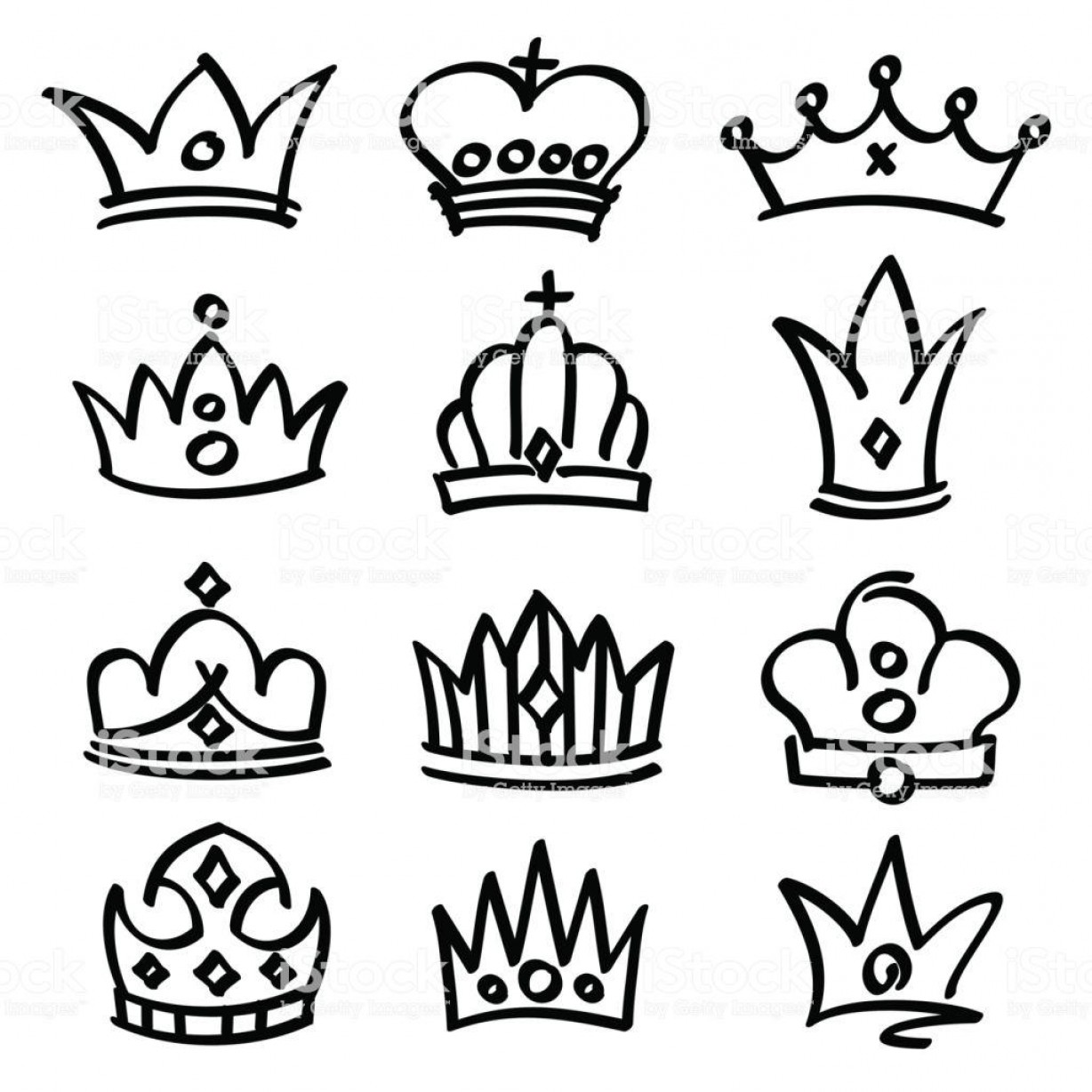 1228x1228 Best Princess Crown Drawing Vector Drawing Soidergi