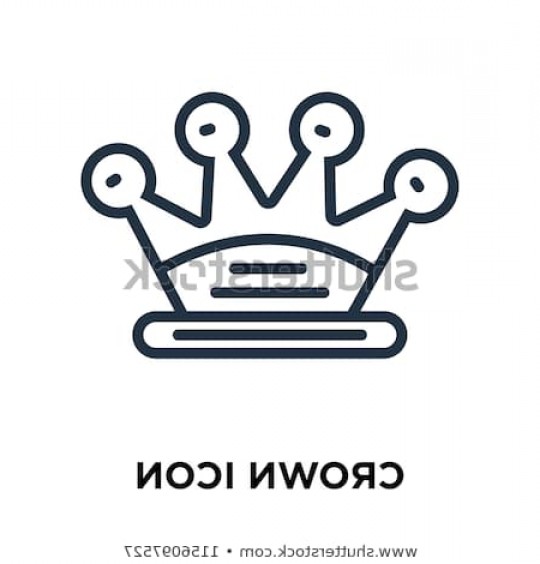 Crown Icon Vector Isolated On White Studiogrfx 540x564 Crown Icon Vector Isolated On White Studiogrfx