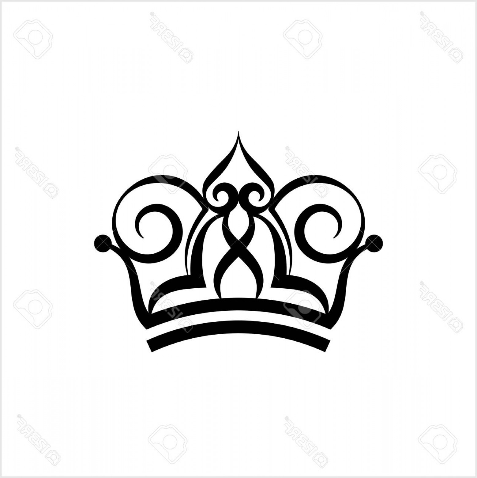 Photostock Vector Crown Icon Crown Vector Art Illustration Newwaysys 1558x1560 Photostock Vector Crown Icon Crown Vector Art Illustration Newwaysys