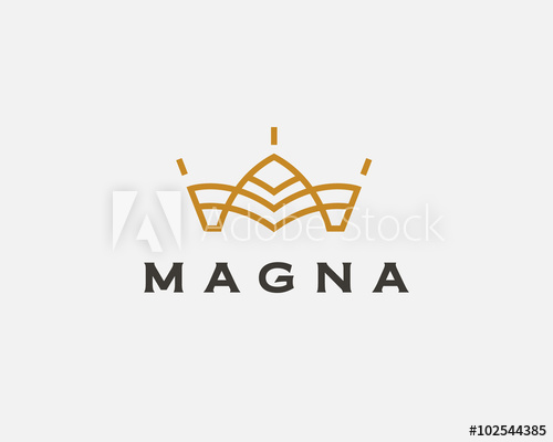 Abstract Flower Logo Icon Vector Design Crown Symbol Elegant 500x400 Abstract Flower Logo Icon Vector Design Crown Symbol Elegant