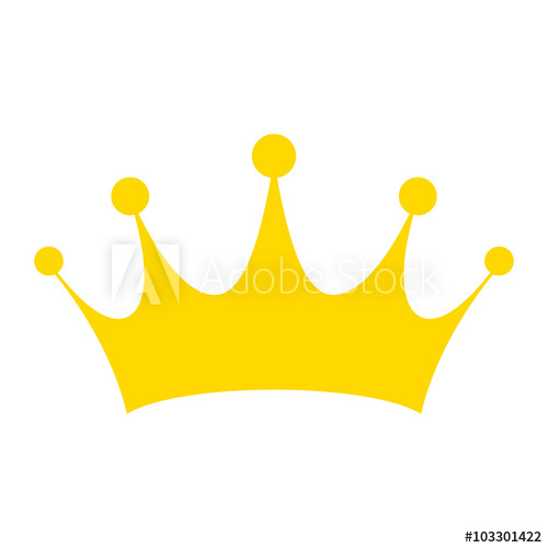 500x500 Crown Vector Illustration