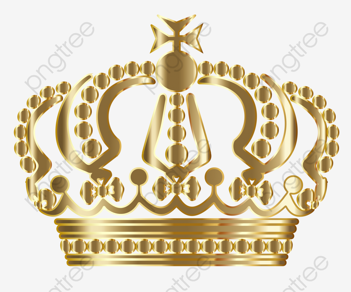 1200x999 Golden Crown Creative Vector Illustration, Vector, Golden