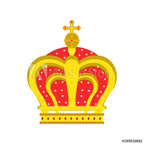 500x500 Crown King Vector Illustration