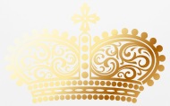 190x118 Gold Crown King Vector Monarch Illustration Image Mouse Pad