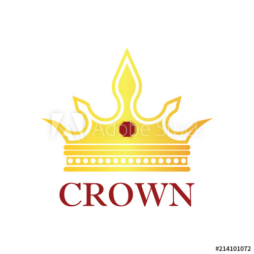 Queen Crown Logo, Vector Illustration 500x500 Queen Crown Logo, Vector Illustration